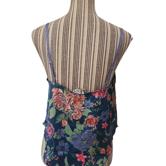 Free People Intimately Women Multicolor Flower Spaghetti straps  Tank top Size S - Picture 4 of 12